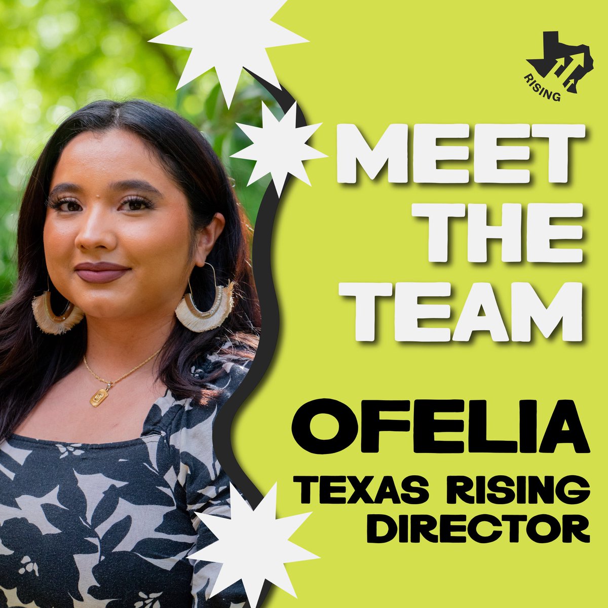 texrising's tweet image. Over the #txlege session, Texas Rising underwent a few changes in leadership. 🤠 join us as we congratulate Ofelia Alonso on her recent transition into TXR Director! 🎉🎊