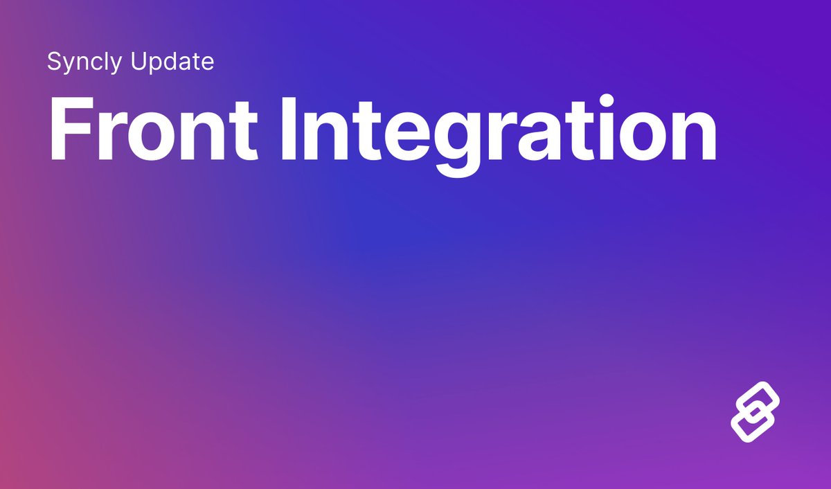 Syncly now offers integration with <a href="/FrontHQ/">Front</a> allowing you to seamlessly import and automatically categorize and analyze chat data from your Front app.

Discover the power of Syncly's Front integration today!

Learn more : syncly.app/blog/new-integ…
