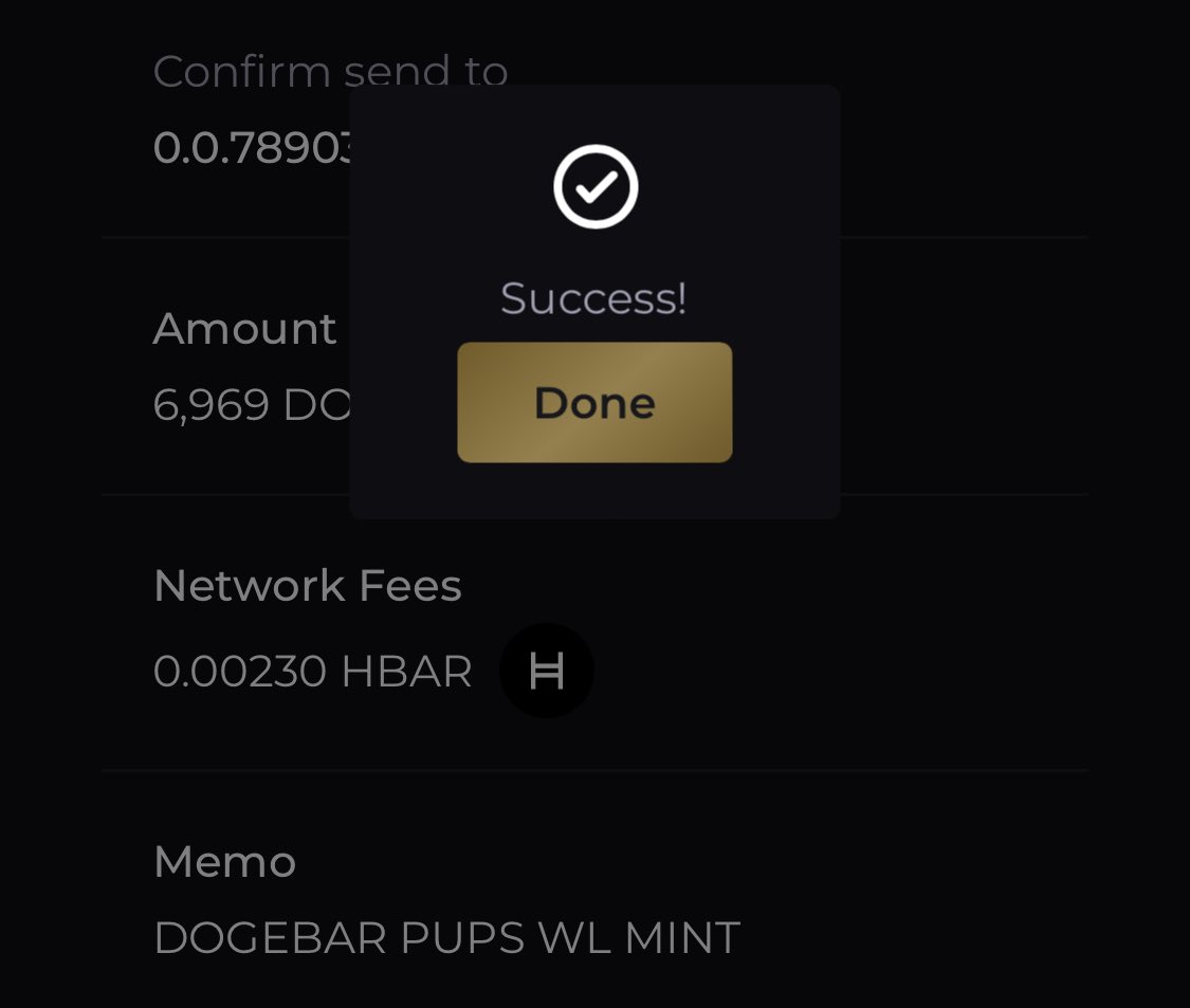 HELDiWanKenHODL's tweet photo. @Realsixman256 Hey @Realsixman256!! 👋
Just sent you 6,969 #DOGEBAR so that you can mint a #DOGEBARPUPs NFT on @AltlantisApp - let me know if you have any questions! 🐾 https://t.co/THAT3GuZW6