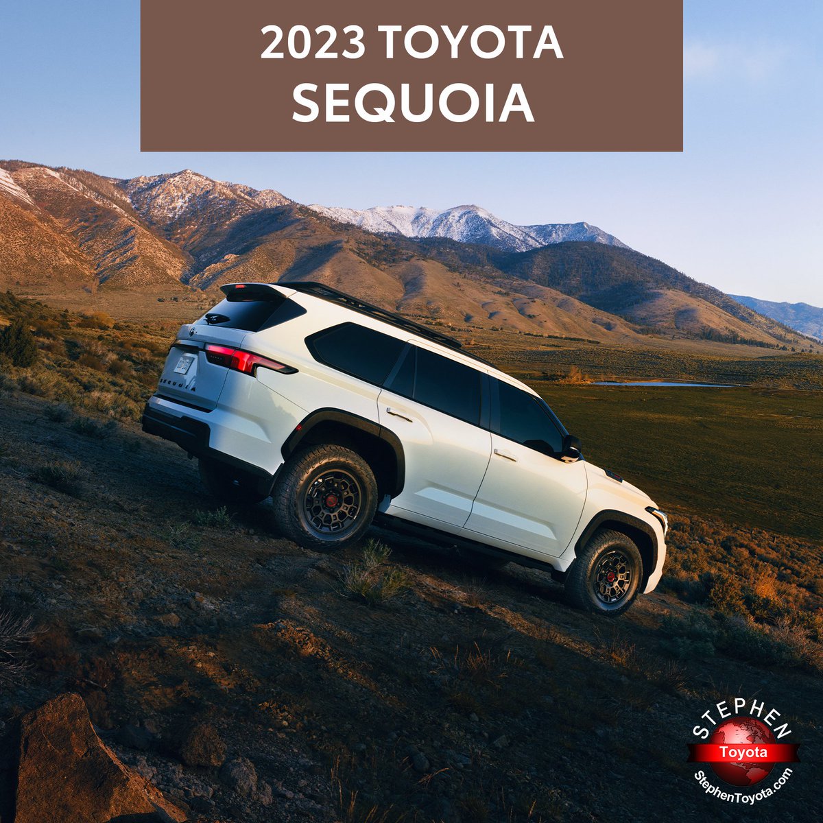StephenToyotaCT's tweet photo. The 2023 Toyota Sequoia, available now at Stephen Toyota of Bristol!
-
https://t.co/U5n98Qlrb1 https://t.co/rxZ6f0DU0P