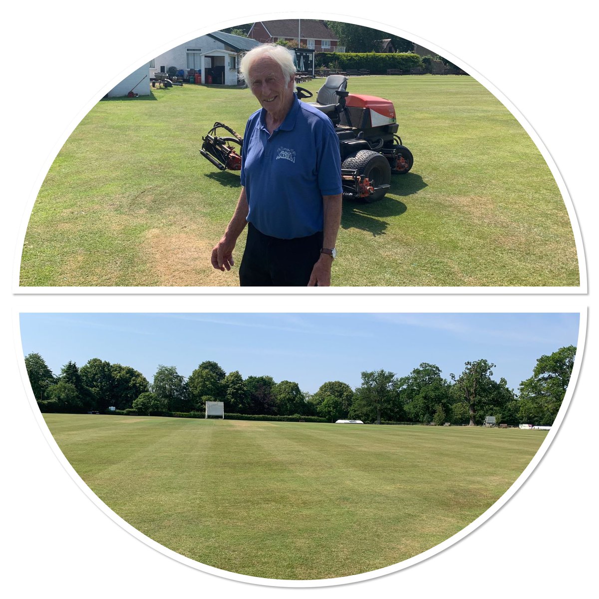 The ground is looking superb today …. 

There’s only one Derek Brimmell😎

#nowherebetter