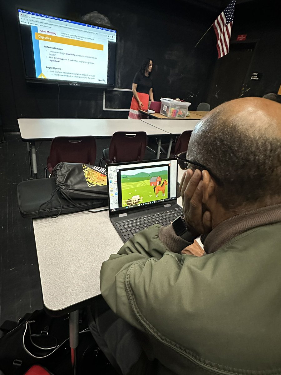 kim_seitz's tweet image. Starting the final day of the phenomenal BootUp Scratch and Scratch Jr. training with @MDCPS’ 1st BootUp cohort at Summer Heat! #AmazonFutureEngineer #BootUpPD @MDCPSSTEAM @STEAMDesignated @BootUpPD @amazonnews