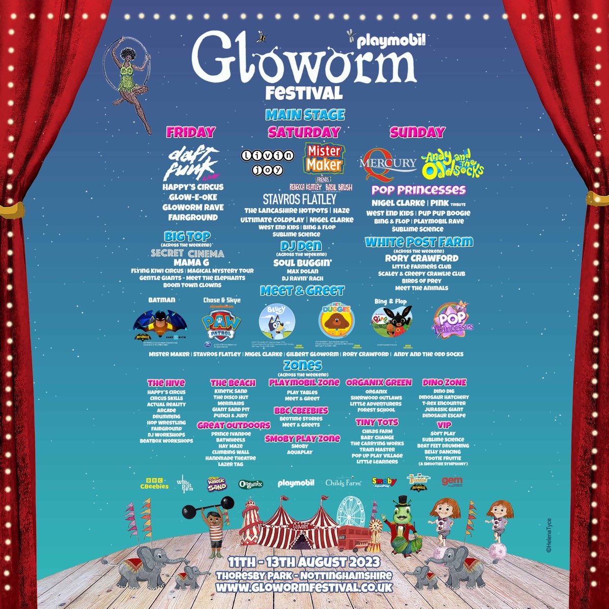 Gloworm Festival 2023 is really shaping up nicely! We cannot wait. 🤩🎉