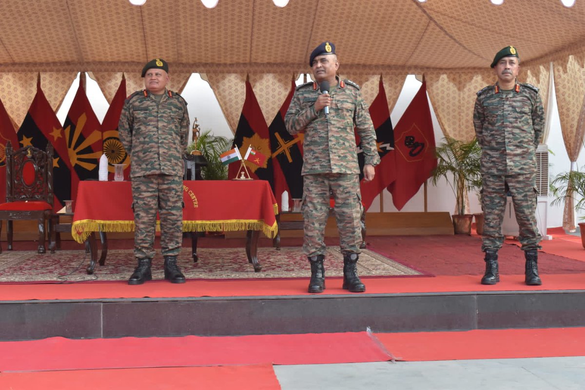 #COAS interacted with troops and appreciated them for high standards of professionalism & training. 2/2

#IndianArmy