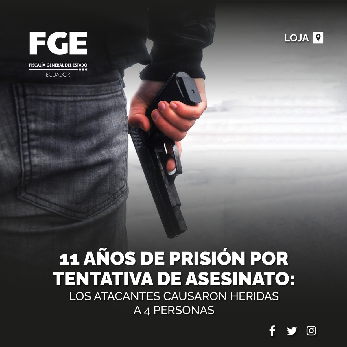 Fiscalía Ecuador on Twitter "ATENCIÓN Loja FiscalíaEc basó su