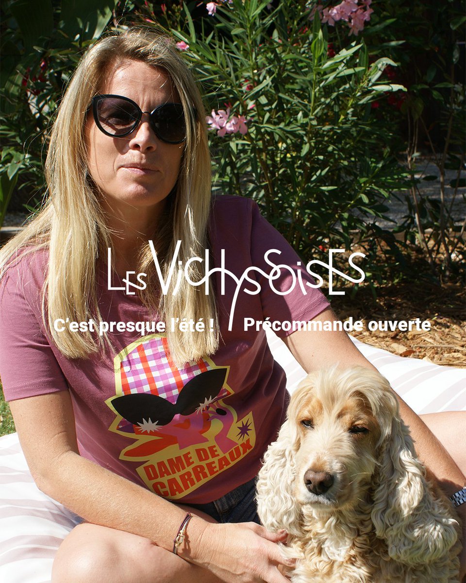 ☀️ C’est presque l’été, pensez à vos précommandes !
Passez commande dès maintenant, on vous prévient quand c’est prêt (3 semaines environ).
lesvichyssoises.com 

#précommande #slowfashion #fair #exclu #tshirtondemand #fashionondemand #vichy #gingham #dog #cockerspaniel