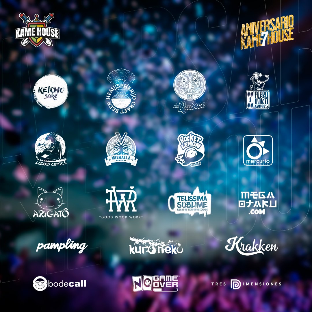 🔥¡Quedan menos de 30 días para celebrar el mejor aniversario que hemos tenido hasta la fecha!🔥

Vamos a utilizar este hilo para ir subiendo cada patrocinador del evento y sus respectivos sorteos para que los tengáis a mano.

🎊!Tenemos una locura de cosas!🎊

#AniversarioKame7