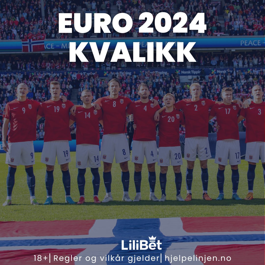 𝗞𝗢𝗡𝗞𝗨𝗥𝗥𝗔𝗡𝗦𝗘! 🇳🇴 #NORSCO 🏴󠁧󠁢󠁳󠁣󠁴󠁿

En riktig gjetter mottar 200kr cashbonus! 💸

✅ Korrekt resultat 🇳🇴/🏴󠁧󠁢󠁳󠁣󠁴󠁿
✅ Scorer Erling Haaland? JA/NEI
✅ Trykk på ❤️ og Retweet 🔁

⏰ Deadline lørdag kl 19:45, lykke til!

#EURO2024Qualifiers | Spill Ansvarlig 🔞