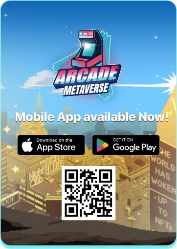 HEADS UP SKELETS 👀

@arcadedotinc has officially released for mobile play! 👾

You can even sign in using your wallet and play as our one of a kind Skelet Guys avatar! 💀🔥