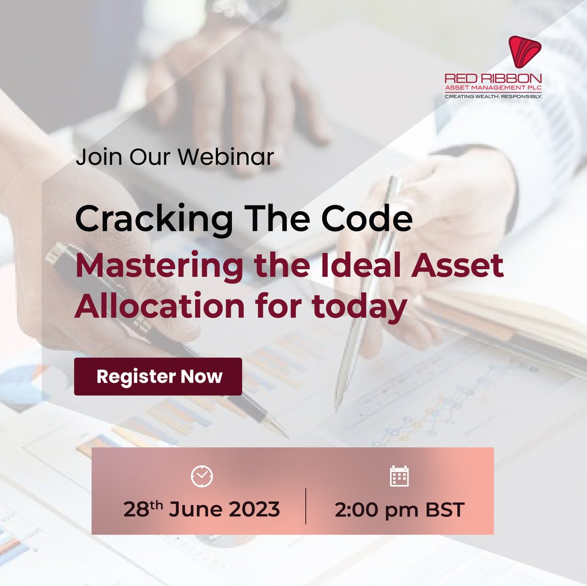 OlgersFrank's tweet photo. Join our #webinar, "Cracking the Code: Mastering Ideal Asset Allocation for today," on 28th June at 2:00 pm BST. Discover how to #StayAhead in the changing economic landscape and transform your #InvestmentStrategy.

 Register now! 👉 https://t.co/4nmNJjuQzA https://t.co/dvuYIGvB9Z