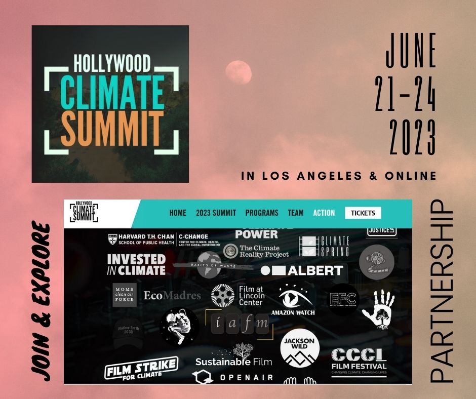 iafmedu's tweet photo. !! Hollywood Climate Summit 2023 !!

@iafmedu - International Academy of Film and Media is honored to be a partner in this exciting event to take action on climate.

Join &amp; Explore: https://t.co/YcYXc0FCeb

#iafm #ClimateAction #ClimateSummit #hollywood https://t.co/lmIuxySw8C