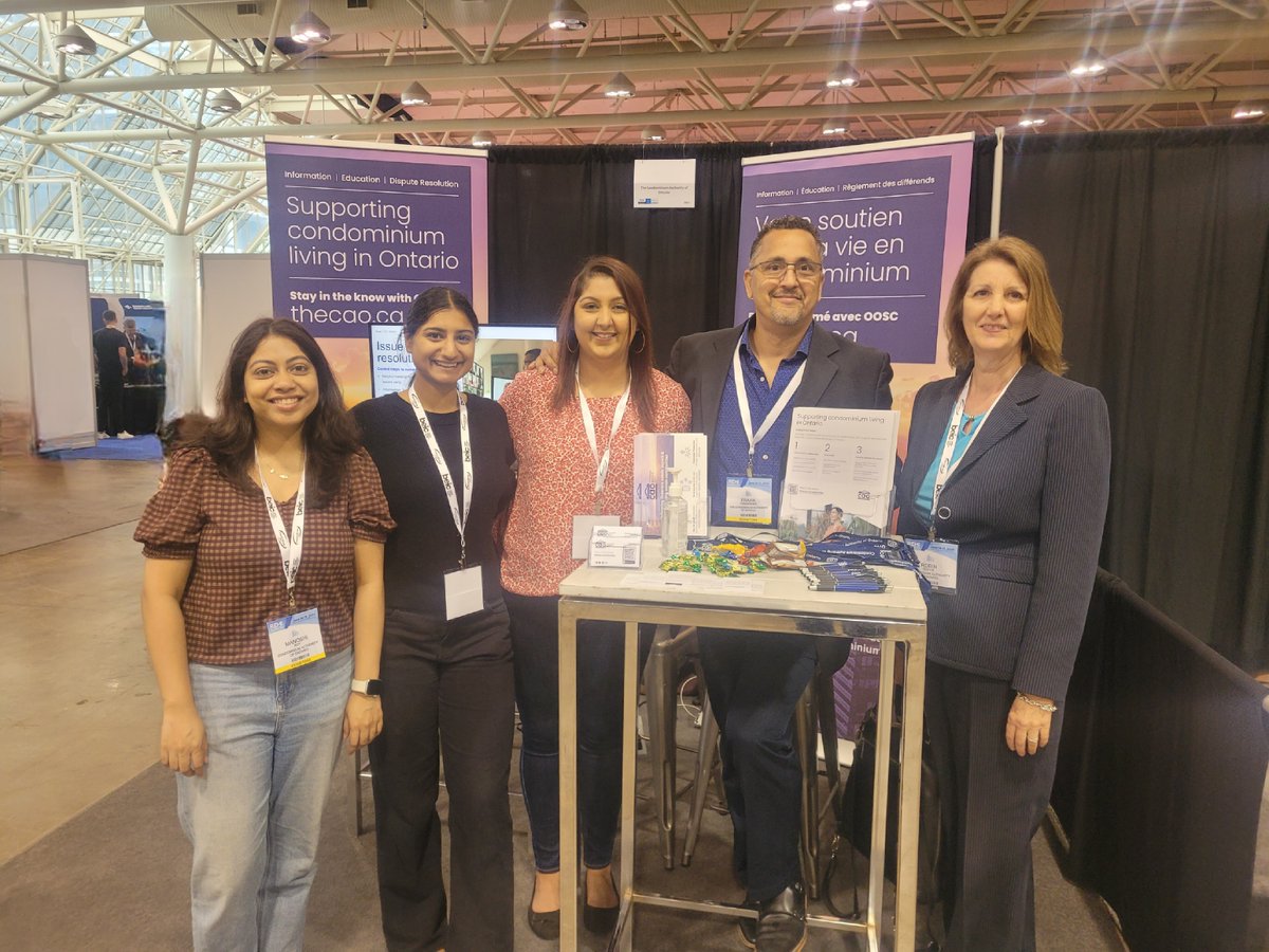 CondoAuthON's tweet photo. Thanks for visiting us at the #REMIShow! We enjoyed meeting and speaking with many of you, here’s a quick recap from the show. @RemiShowMEC https://t.co/McQ1x8oOjK