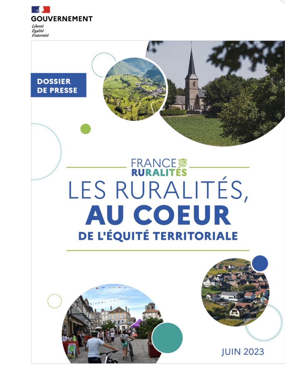 La ruralité 🌱
Pendant que beaucoup en parlent, nous agissons ! 

Avec la plan #FranceRuralités, le gouvernement investit pour réduire les inégalités territoriales⤵️ 

ecologie.gouv.fr/sites/default/…