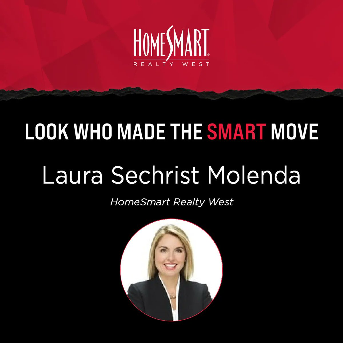 🏡 Welcome to HomeSmart Realty West Laura Sechrist Molenda🌟 We are proud to have you join the HomeSmart family. 💯 #HomeSmartRealtyWest #HomeSmart #SmartMove #SanDiegoRealEstate