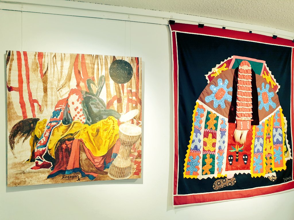 alex_gnonhoue's tweet photo. #Bénin mis à l'honneur à @nantesfr autour de l'œuvre d'Yves Pédé 🤩...un évènement que nous devons à la rencontre avec Jean-Yves Augel, Commissaire d'exposition. Vrai vrai #gbeh @gouvbenin  @TourismeBenin_ #Wasexo @RegisHounkpe #Dahomey @LiviaSossou #Artwork @RevealingBenin #Arts https://t.co/xKBNcr0Vzk