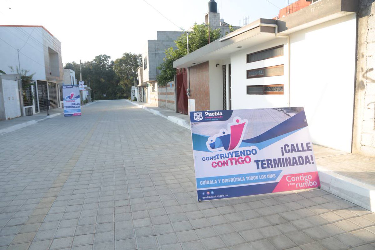 Ayuntamiento de Puebla on Twitter "¡Ocho calles más en beneficio de