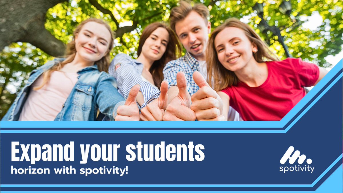 SpotivityApp (@spotivityapp) on Twitter photo spotivity gathers and offers a wide variety of extra curriculars that your student can partake in. In cohesion with spotivity's forums it can address any issues a student faces in finding their passion.
Visit us - spotivity.com/high-school-sp…
#teenactivities #highschools spotivity gathers and offers a wide variety of extra curriculars that your student can partake in. In cohesion with spotivity's forums it can address any issues a student faces in finding their passion.
Visit us - spotivity.com/high-school-sp…
#teenactivities #highschools