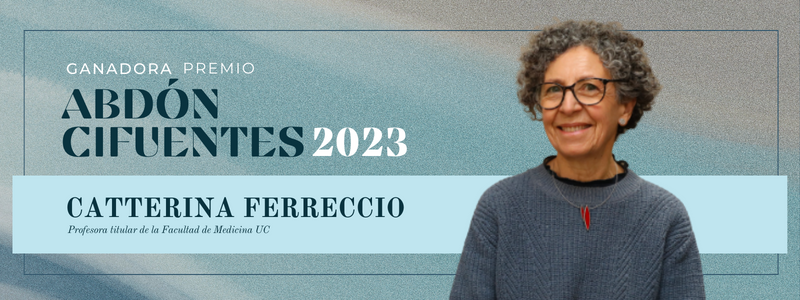 📢 Por su vocación de servicio y las innumerables contribuciones que ha realizado a la toma de decisiones en salud pública, especialmente en temas de epidemias y cáncer, la profesora Catterina Ferreccio, de <a href="/FacMedicinaUC/">Facultad Medicina UC</a> es la ganadora de #AbdónCifuentes 2023. ¡Felicitaciones!