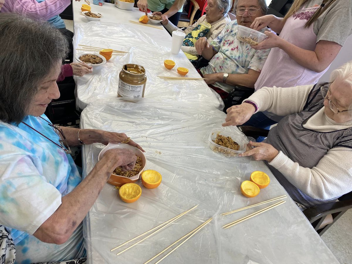 Our communities love getting to see our residents’ creative sides during arts and crafts time. From painting and tie-dye projects to birdfeeders, our residents can do it all! #EveryMomentMatters #CarDonCares