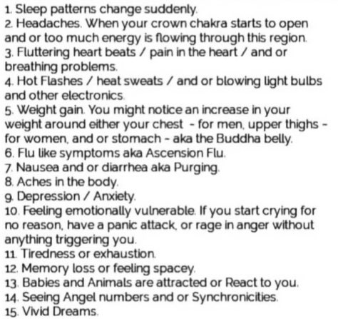 Does anyone have any good advice and tips for anyone experiencing ascension symptoms?

Some Common Ascension Symptoms: