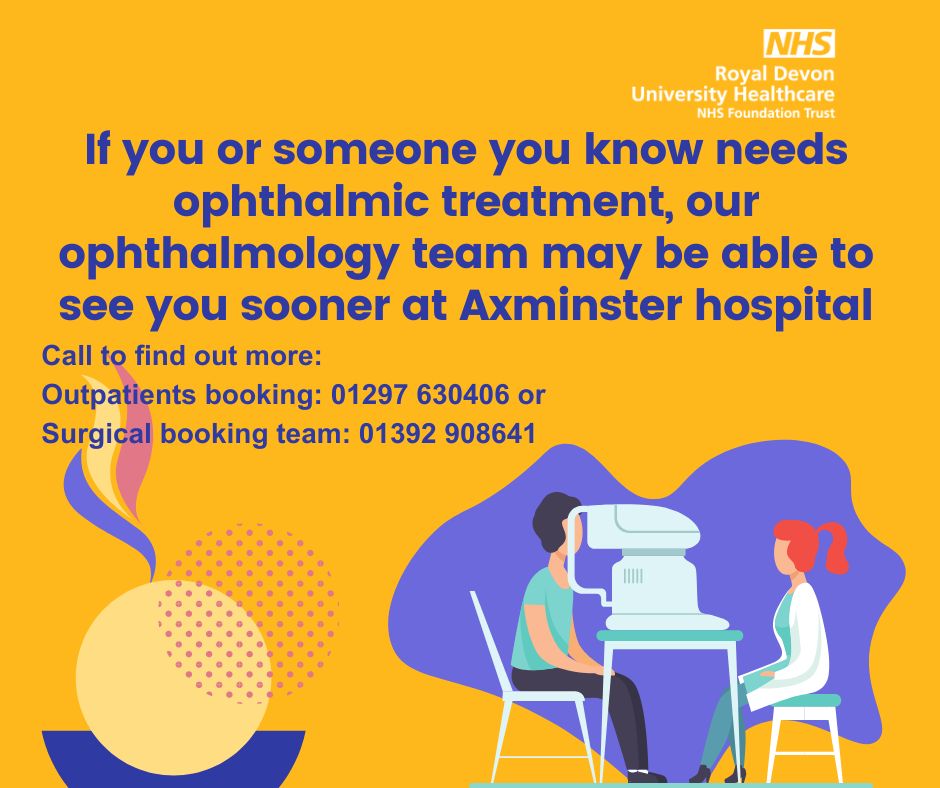 Royal Devon NHS on Twitter "Our expert ophthalmology team at Axminster