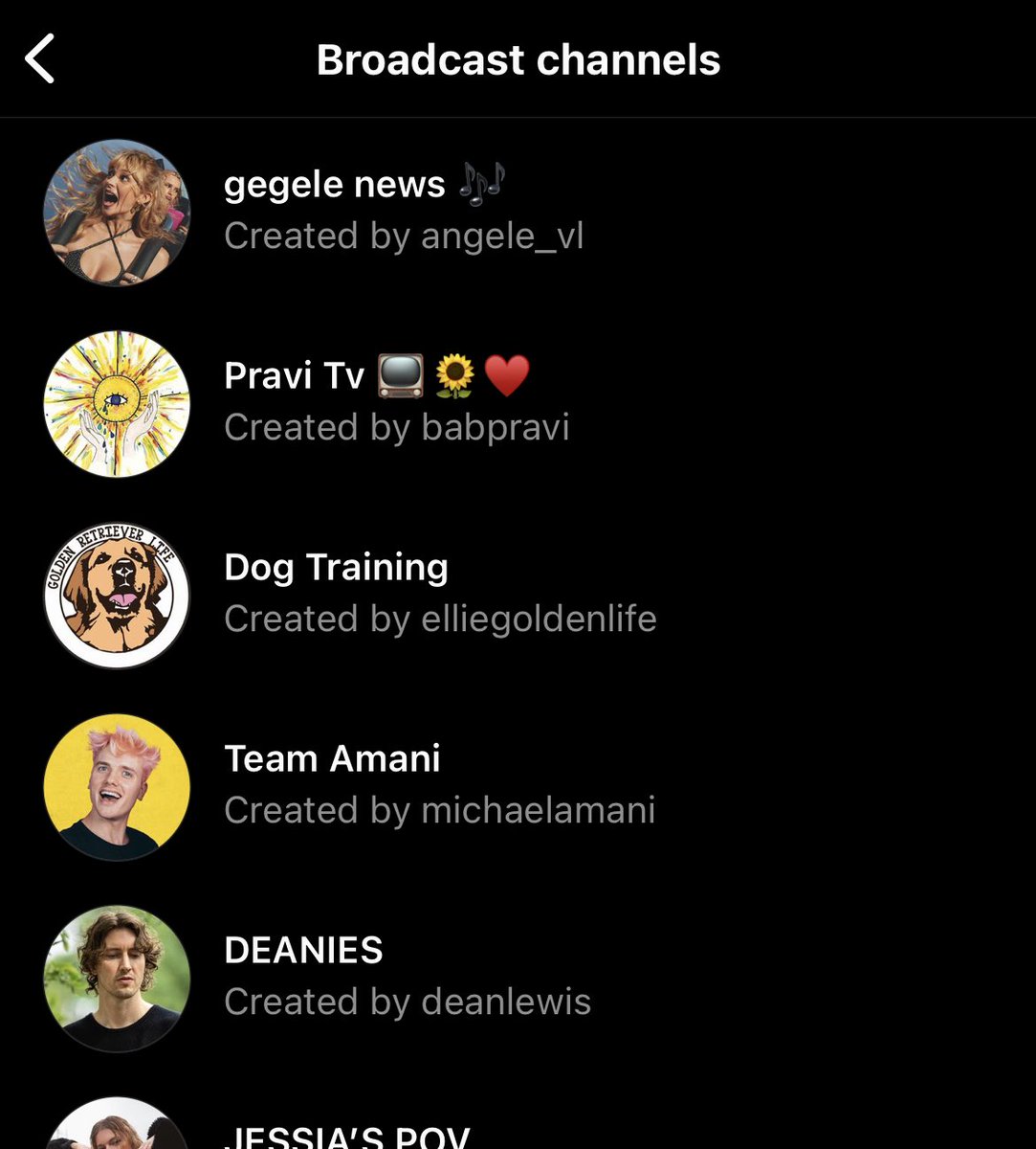 Nog 1 zo een ‘broadcast channel’ op instagram en ik verwijder de app. <a href="/instagram/">Instagram</a>