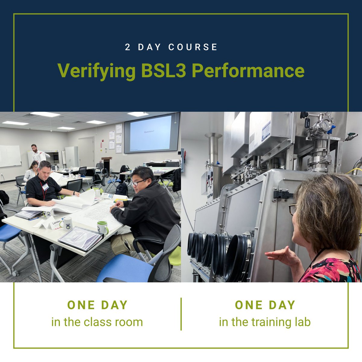 EaglesonInst's tweet photo. Participants spend one day in the classroom and a day in Eagleson’s training laboratory in hands-on workshops practicing the tests required to verify lab performance. For more information on our courses, head over to: https://t.co/K2wqSa28zH

#scienceeducation #sciencecourses https://t.co/OdCpFzLxYt