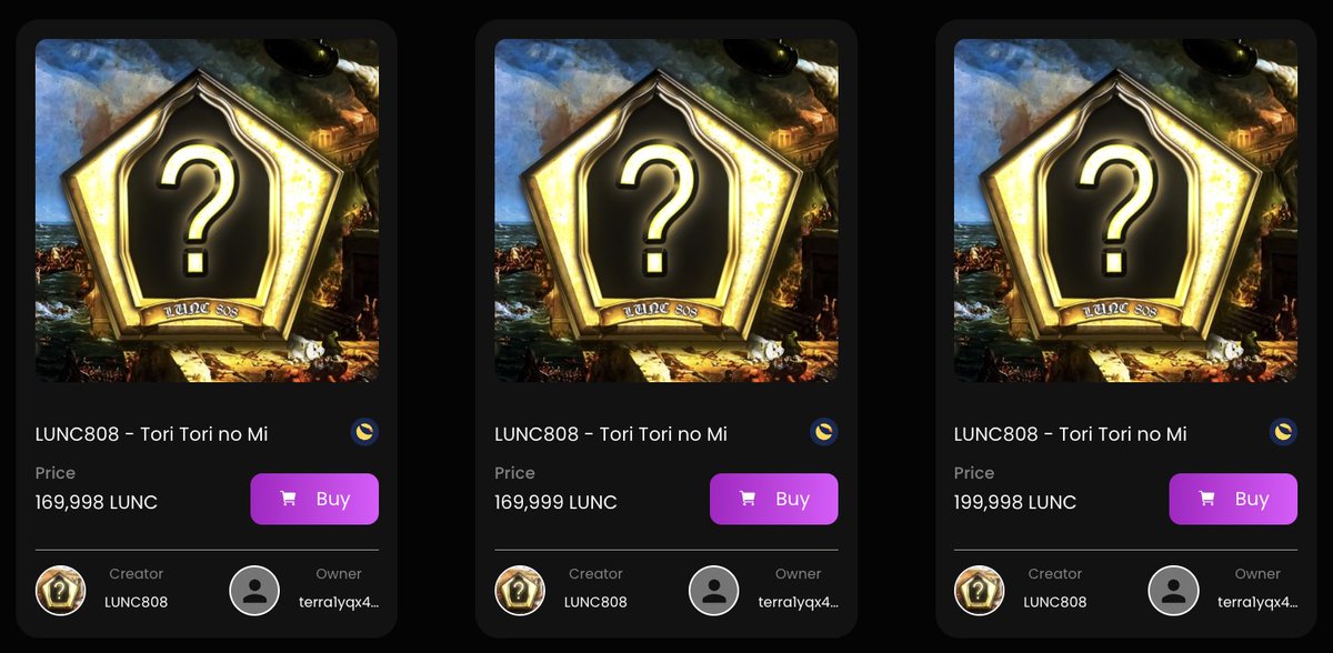 🔔#LUNC GIVEAWAY TIME (3x mystery boxes)📢

Rules to participate (ends Sunday 9PM UTC):  

1. Follow <a href="/KandisProtocol/">Kandis Protocol</a> &amp; @LUNCbanned
2. Like &amp; RT  
3. Tag 3 friends

#NFT #GIVEAWAY #KANDISPROTOCOL #LuncBurn #LUNCCcommunity #LUNCcommunity #LuncArmy