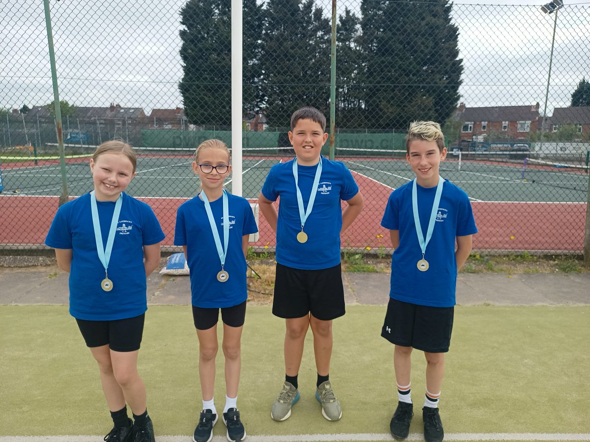 Well done to Lauren, Victoria, Zach and Maxwell who won  silver in the School Games Year 5 Tennis competition at Cov &amp; North Warks Tennis &amp; Cricket club. They competed, excellently, winning 12 of 16 matches. The level of tennis on display was phenomenal. A great achievement!!!