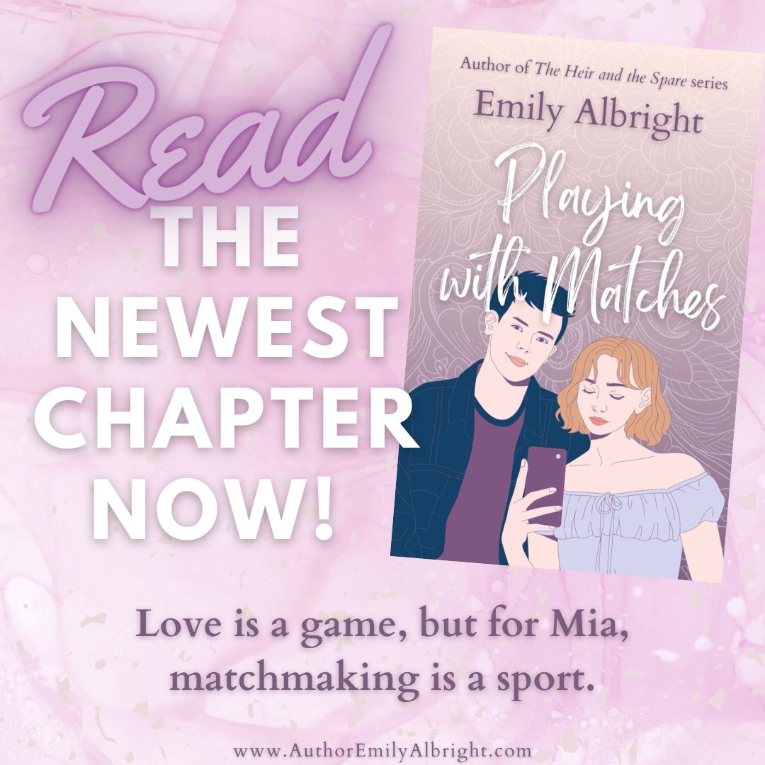 Read chapter four of #PlayingwithMatches now! wattpad.com/user/AuthorEmi…

#newread #amreading #YAlit #EmmaRetelling #youngadult #Wattpad