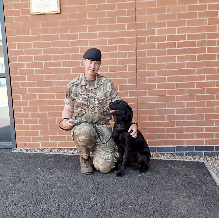 Top Student Award: Congratulations to Pte Fisher, 102 MWD Sqn, @1MWD_Reg on completion of the Arms Explosive Search Course! Pte Fisher regularly impressed the course instructors with her exceptional performance over the duration of the course. #DATR #1MWD #RAVC #SearchDog #MWD
