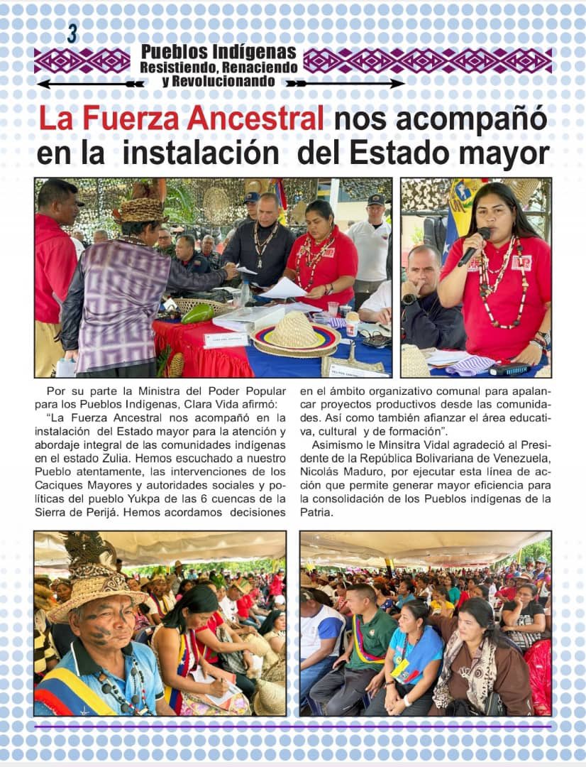 Ministerio Indígena tweet media