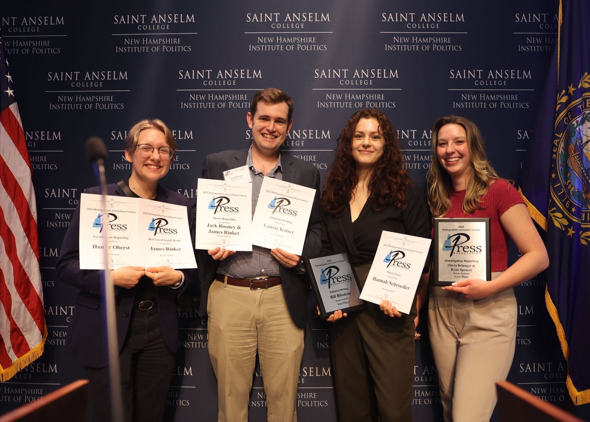 got to add "award-winning sports writer" to my resume last night lol
Seriously. I'm always humbled to be recognized for my work, but to receive state and regional honors in my first year with my hometown paper <a href="/Keene_Sentinel/">The Keene Sentinel</a> still blows my mind. Thank you.