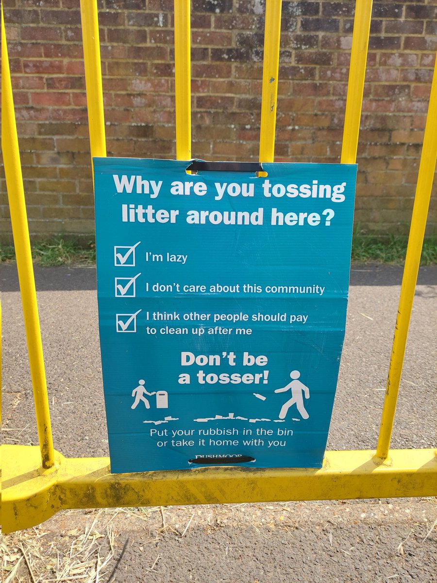 chickulture's tweet photo. Not sure this is the right language for a sign in a young kids playground @RushmoorCouncil https://t.co/hhWo1X0kEF