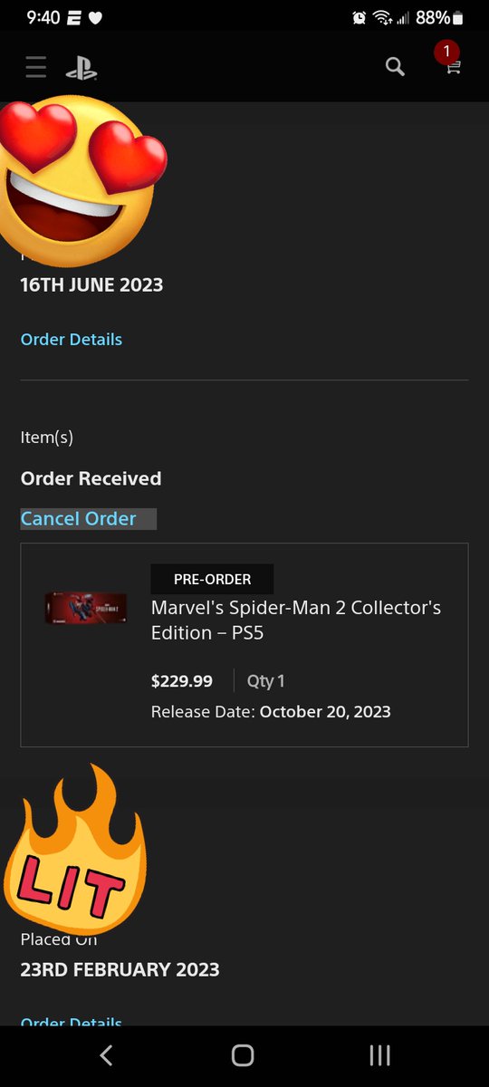 DJari2020's tweet image. LET&apos;S GOOOO BRO!!! I promise I came to your page to see if you had got yours and look you did. Glad u was able to secure one. I got mine too. LET THE GREAT HUNT BEGIN ON OCT-20TH.  🎮🕸🕷🔥🔥💯🤟🏾🙌🏾#SpideySquad #BeGreaterTogether #MarvelsSpiderMan2 #PS5