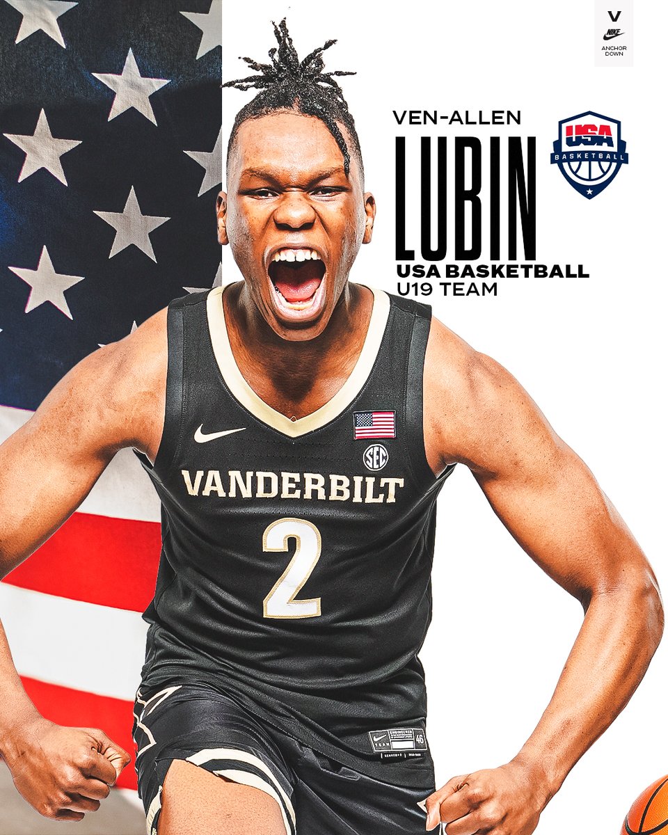 🇺🇸 Our guy Ven-Allen Lubin is officially a member of the 2023 USA Men's U19 National Team‼️

⚓️ @LubinVen 

 #USABMU19