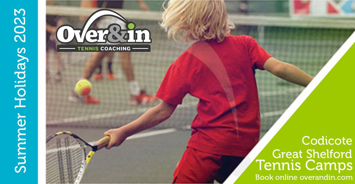 Book Your Over &amp; In Summer Activities At Codicote &amp; Great Shelford Tennis Club Now!! 🎾 ⚽️ - *overandin.com*