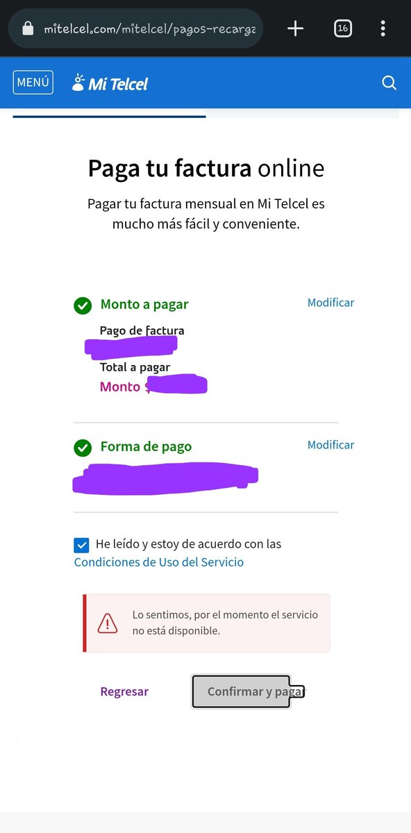 YTrance's tweet photo. @Telcel @ServicioTelcel que pasa con su página y aplicación? 3 días y no deja realizar el pago. Además que no dejo de ser acosado por su área de "atención" para renovar los planes que tengo con ustedes... esto ya es para pensar si realmente debería soportar su mal servicio... https://t.co/ti23dhe1Dc