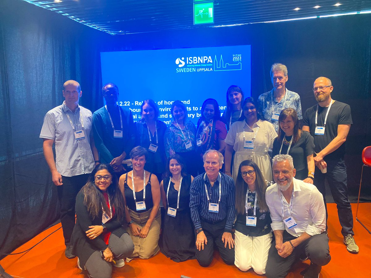 The IPEN team! International Physical activity and Environment Network. 19 years in the making! An awesome team!! #ISBNPA2023 @DelfienVD @osarmien_ @LarsBreumDK @profjsalmon @AnnaTimperio @VeitchJenny @alaoyeyemi @nanndyyy