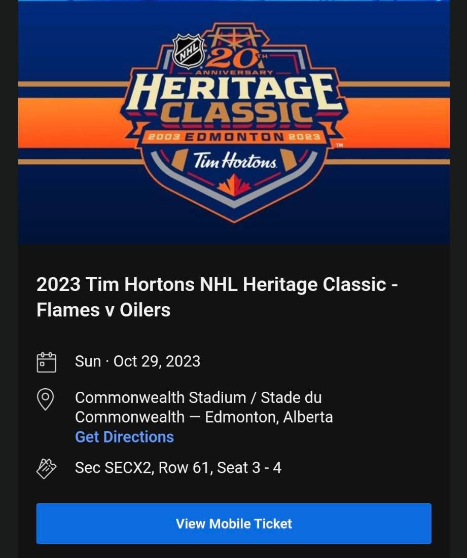 See everyone at The 2023 NHL Heritage Classic! 
#RepFromSectionX #DoYouEvenElks #CFL #NHL #LetsGoOilers #YEG #JoinTheHerd 🦌