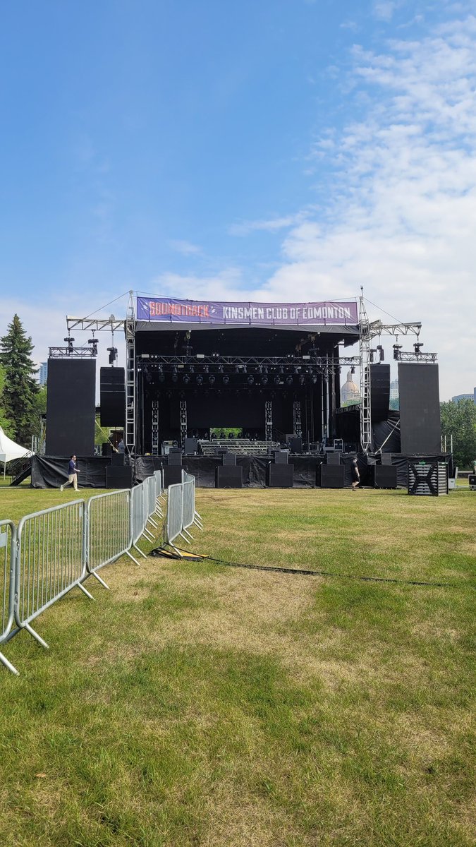 It's a beautiful sunny day! Bring your shades and we'll see this afternoon. Gates open at 4pm

Tickets are still available but grab them before you get here to avoid disappointment! tickets.soundtrackmusicfestival.ca/smf2023