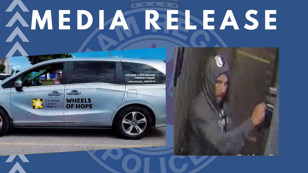 Police Looking to Identify Suspect in Theft of Canadian Cancer Society Vehicle Anyone with new information that could help investigators is asked to contact A/Det. Stuart of the Central West CIB at 905-579-1520 x 1829. See full story here: rb.gy/3p5vx