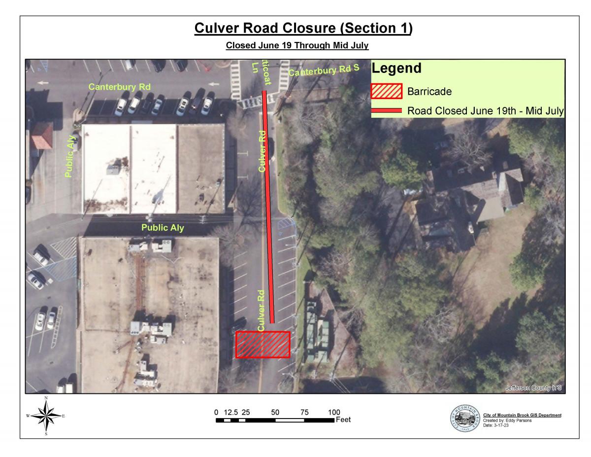 Mountain Brook Police Dept on Twitter: ***Planned Road Closure*** The