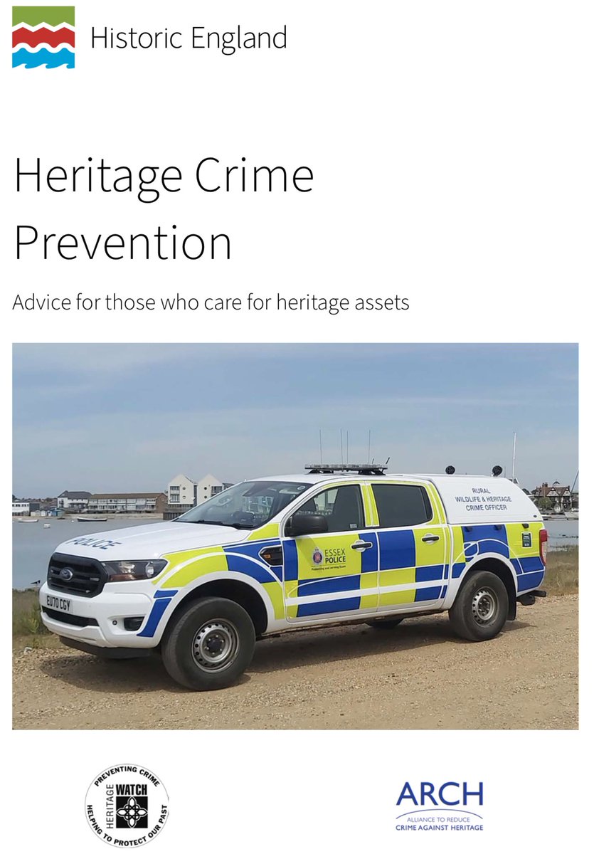 NEW Historic England - Heritage Crime Prevention Advice for those who care for heritage assets including owners, tenants, managers and voluntary groups. It is intended to be used alongside Historic Heritage Crime Risk Assessment.

historicengland.org.uk/images-books/p…