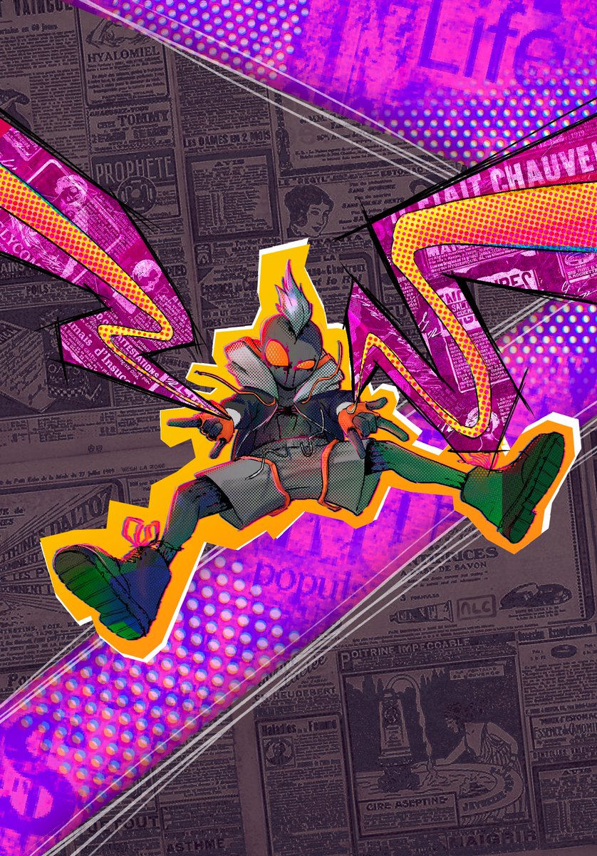 Alcoun_Draw's tweet photo. SPIDER PUNK SONA IS HEEEERE 
#spidersona #SpiderManAcrossTheSpiderVerse https://t.co/tJeGSDsjVY
