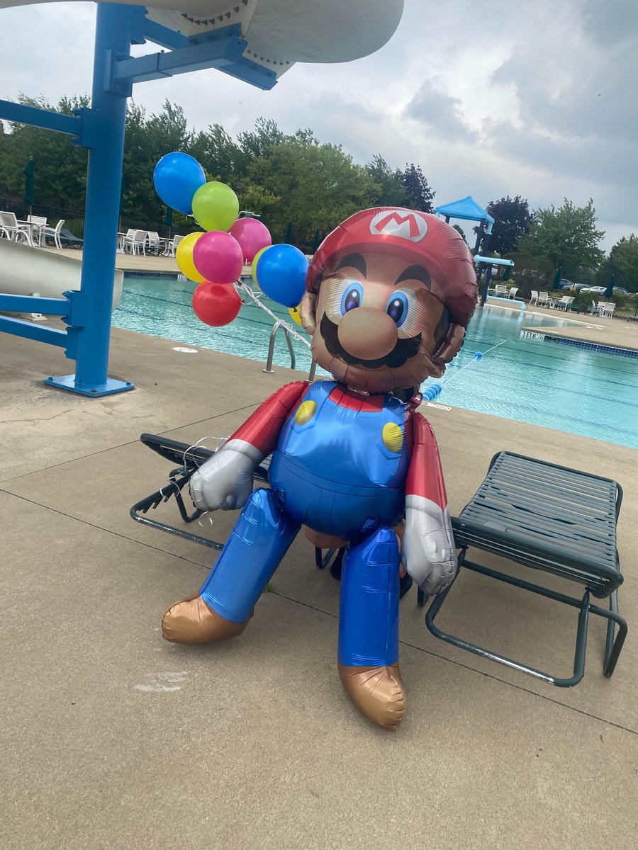 FoxMeadow_CC's tweet photo. We are looking forward to our movie night this evening at the pool featuring The Super Mario Bros. Feel free to bring a blanket, and make sure you dress for the weather. https://t.co/Ex5Ja9m79s