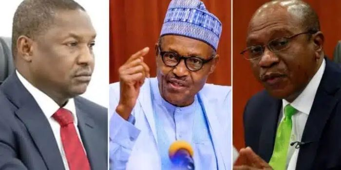 R_abati1990's tweet photo. ‘Mele Kyari, Malami, Emefiele, Buhari’s PA, Eight Others Tinubu Must Probe To Recover Stolen Money’ - Kazaure https://t.co/SoSqFQ5uMn https://t.co/IxnugdxE35