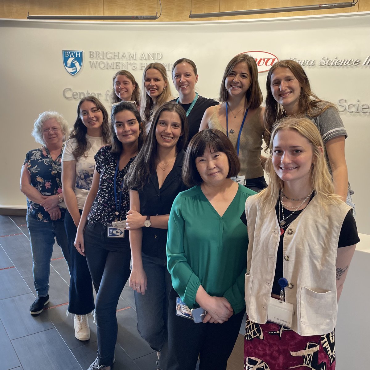 CICS Celebrates: Today we said farewell to Neda, a visiting scholar in the @AikawaElena group, who conducted her research amidst many powerful women in science and medicine. Congratulations Neda on your success! @bwhcvls @BrighamWomens @BrighamResearch