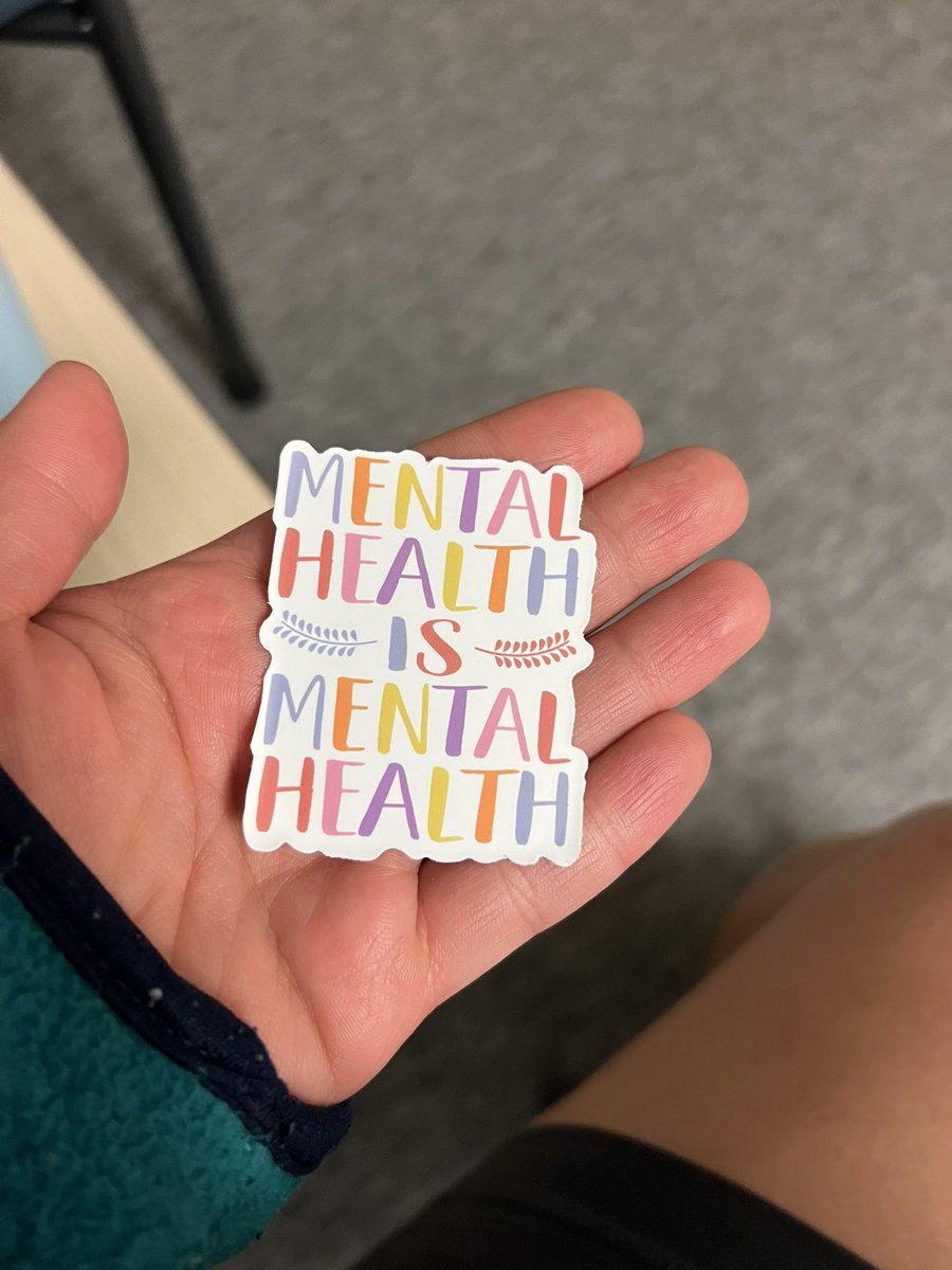 possumantha's tweet photo. Thank you, free sticker in my therapist’s office!  I’m cured!! https://t.co/H8pZgBU8Fm