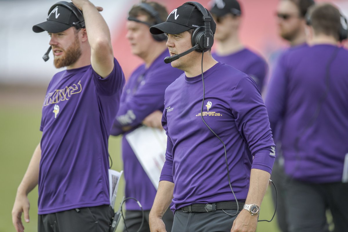 ViennaVikings's tweet photo. 24 Hours Until We Kick Off Our 2023 Home Opener. 🔥
Are You Ready, #Vienna? 

🎟️ Link in bio #PRGatVIK 
#PurpleReign #ViennaVikings 
@HJirgal | @ELF_Official https://t.co/UVJuJvys6p